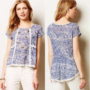 Anthropologie Top 💙